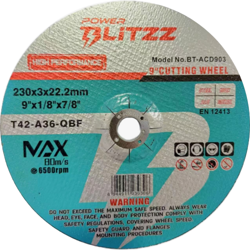 METAL CUTTING DISC 9″ X 3.0MM, BT-ACD 903